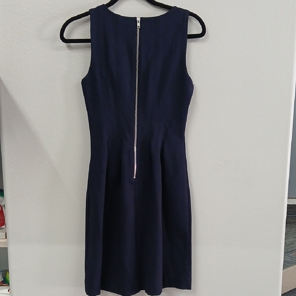 J. Crew Classic Navy Midi Dress - Picture 6 of 7
